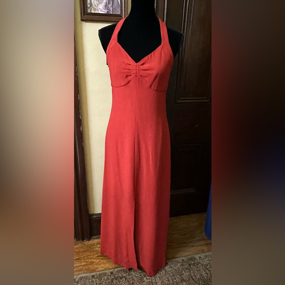 Giorgio Armani Red Maxi Dress